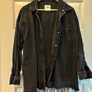 Zara Charcoal Gray Jacket